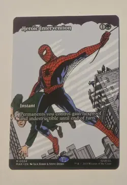 MTG - Heroic Intervention - Borderless - 34 - Marvel's Spider-Man - Image 1