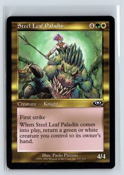 STEEL LEAF PALADIN - Planeshift - MTG Magic the Gathering Card - Common - Image 1