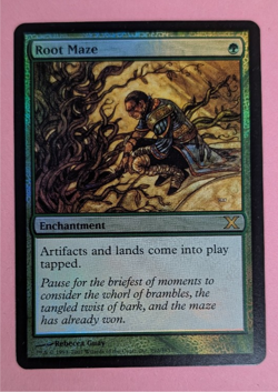 MTG Root Maze FOIL (10th Edition) Near Mint to Light Played - Image 1