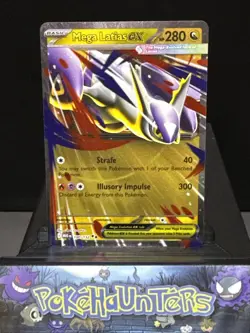 Pokemon Card Mega Latias EX 100/132 Double Rare Mega Evolution Base Set NM - Image 1