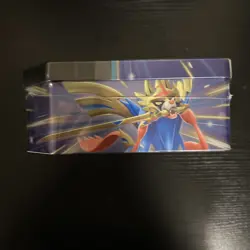 Pokemon Slashing Legends Factory Sealed Tin Box Zacian ex 5 Booster Packs New - Image 4