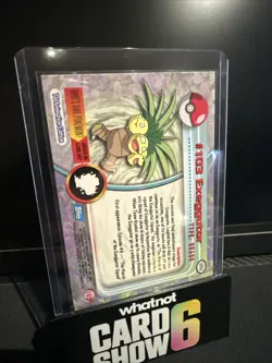 Rainbow Foil Topps Pokemon 103 Exeggutor Blue Label NM - Image 2