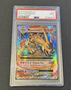 Pokemon Mega Charizard EX 13/108 Evolutions Holo PSA 9 - Image 1