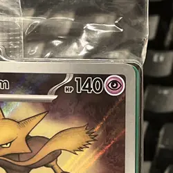 Pokemon Alakazam 009 Mega Evolution ETB Promo Illustration Rare Holo Near Mint - Image 3