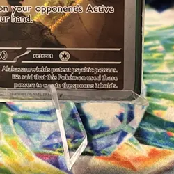 Pokemon Alakazam 009 Mega Evolution ETB Promo Illustration Rare Holo Near Mint - Image 5
