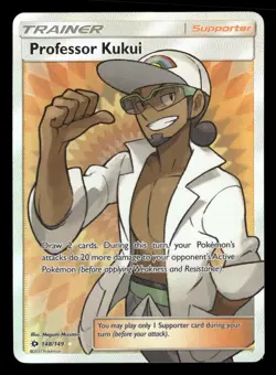 Professor Kukui - 148/149 - Ultra Rare - Sun & Moon Base - Pokemon Card - NM/M - Image 1