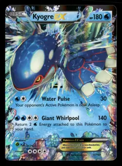 Kyogre EX - 54/160 - Ultra Rare - Primal Clash - Pokemon Card - NM/M - Image 1