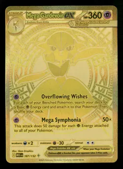 Mega Gardevoir ex - 187/132 - MHR - Mega Evolutions - Pokemon Card - NM/M - Image 1