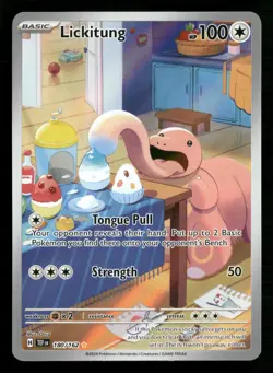 Lickitung - 180/162 - Illustration Rare - Temporal Forces - Pokemon Card - NM/M - Image 1