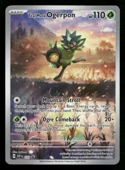 Teal Mask Ogerpon - SVP 123 - Black Star Promo - Pokemon Card - NM/M - Image 1