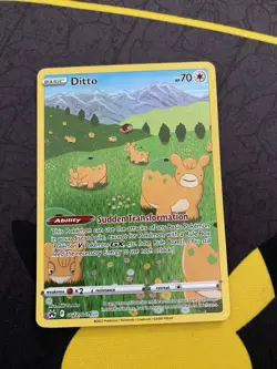 Ditto Crown Zenith Galarian Gallery Holo Full Art Pokemon Card GG22/GG70 NM - Image 1