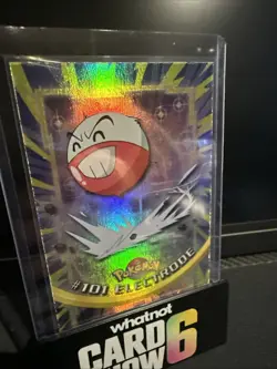 Rainbow Foil Topps Pokemon 101 Electrode Blue Label LP - Image 1
