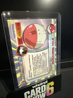 Rainbow Foil Topps Pokemon 101 Electrode Blue Label LP - Image 3
