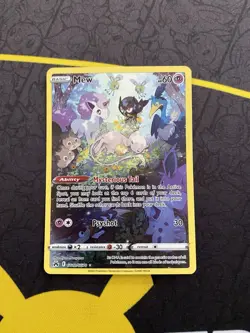 Mew Crown Zenith Galarian Gallery Full Art Holo Pokemon Card GG10/GG70 Near Mint - Image 1
