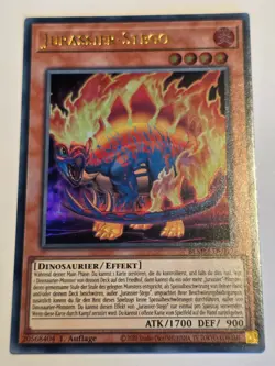 Jurrac Stego●YUGIOH●BLMM●GERMAN●ULTRA RARE●1st●NM●E730 - Image 1