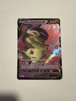 Hisuian Typhlosion V SWSH237 Black Star Promo Pokemon TCG Card NM - Image 1
