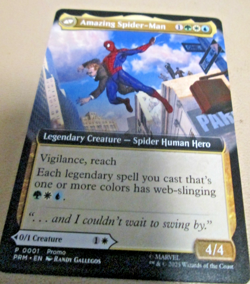 The Amazing SpiderMan Peter Parker NYCC 2025 EXCL Magic The Gathering Promo Card - Image 4