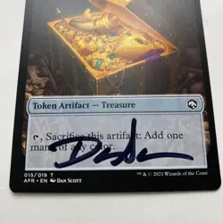 WIZARDS OF THE COAST MTG Dan Scott Signed Proof Cards Treasure - Image 4