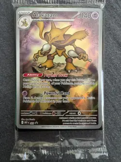 Pokemon Mega Evolution Alakazam 009 Promo Card Sealed - Image 1