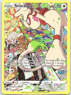 Smeargle TG10/TG30 SWSH12: Silver Tempest Trainer Gallery - Pokemon Card - NM - Image 1