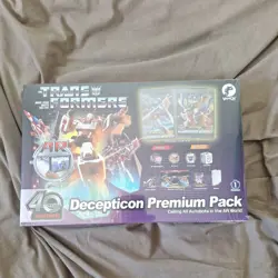 Transformers Vanchcard Decepticon Premium Pack Trading Card AR Game Box - Image 1