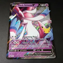 Dark Sylveon V SWSH134 Pokemon Celebrations 25th Anniversary JUMBO CARD M-NM - Image 1