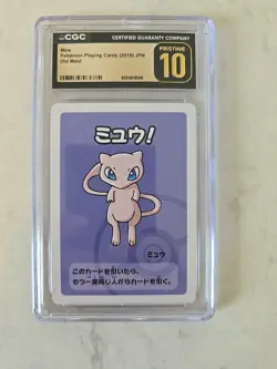 Pokemon Playing Card 2019 Mew Old Maid CGC Pristine 10 - Image 1