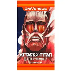 Universus Attack On Titan Battle For Humanity CCG - BOOSTER PACK [11 Cards] - Image 1