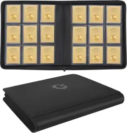 Toploader Binder Top Loader Binder for Cards Holds 324 Toploaders 9-Pocket C - Image 1