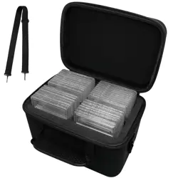 Graded Card Case Storage Box Fits for 28 Graded Sports Trading Cards, Slab Ca... - Image 1