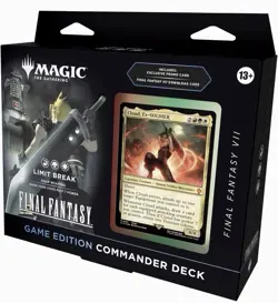 PRESALE Magic: The Gathering Final Fantasy VII Commander Deck - Game Edition - Image 1