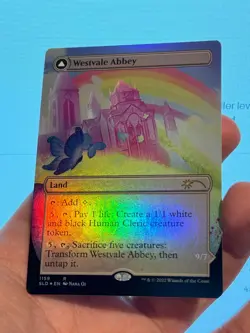 1X FOIL Westvale Abbey / Ormendahl BORDERLESS NM MTG Magic Secret Lair Commander - Image 4