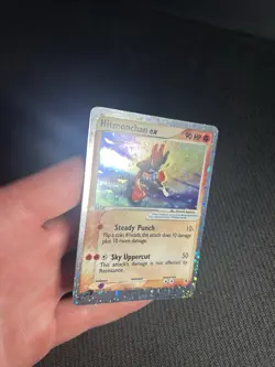 Pokemon TCG Hitmonchan ex 98/109 Ruby and Sapphire Holo NM-/LP - Image 4