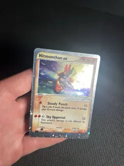 Pokemon TCG Hitmonchan ex 98/109 Ruby and Sapphire Holo NM-/LP - Image 5