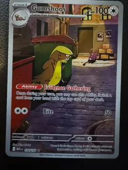Gumshoos 153/132 - Pokemon TCG: Mega Evolutions - Illustration Rare Holo MINT! - Image 1