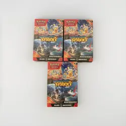 Pokemon TCG Scarlet & Violet Surging Sparks Booster Bundles Lot of 3x - Image 1