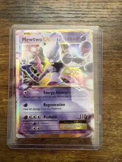 Pokemon TCG Mewtwo EX 52/108 XY Evolutions Extended Art Ultra Rare Holo NM - Image 1