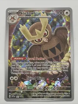Noctowl SVP 141 Pokemon TCG: Scarlet & Violet Black Star Promo Stellar Crown - Image 1