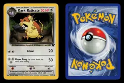 Dark Raticate 51/82 - HP - Team Rocket, WOTC Pokemon - Image 3