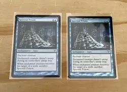 MTG Spectral Prison Aura Vincent Proce 2012 75/244 Card Lot of 2 - Image 1