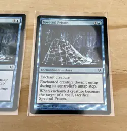 MTG Spectral Prison Aura Vincent Proce 2012 75/244 Card Lot of 2 - Image 3