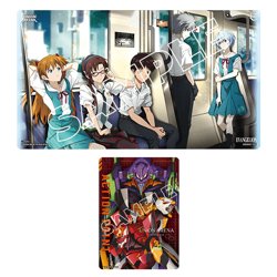UNION ARENA Playmat & Action Point Card Set Neon Evangelion Bandai Fest 25-26 - Image 1