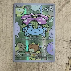 After Skool Hobby Ditto VENUSAUR #1 1st Edition Pokemon Card Full Art Holo - Image 1