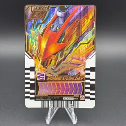 SHININGSTEAMLINER Kamen Rider Gotchard Ride Chemy Card RTX-207 Bandai S235-84 - Image 1
