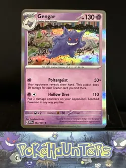 Pokemon Card Gengar 094/165 Scarlet & Violet 151 Holo Rare NM - Image 1
