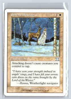 Serra's Blessing Sixth Edition Uncommon - MTG Magic the Gathering Card - Image 1