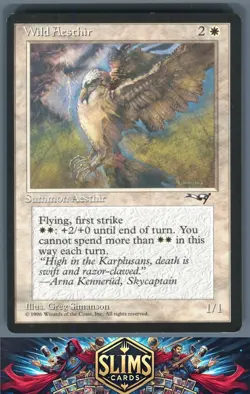 Magic the Gathering MTG Alliances Wild Aesthir #155 Buy 2 Get 1 - Image 1