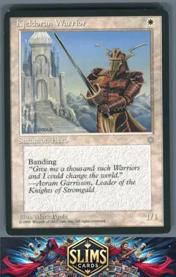Magic the Gathering MTG Ice Age Kjeldoran Warrior # Buy 2 Get 1 - Image 1