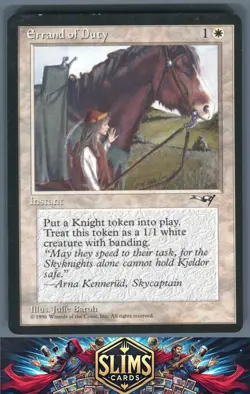 Magic the Gathering MTG Alliances Errand of Duty #128 Buy 2 Get 1 - Image 1