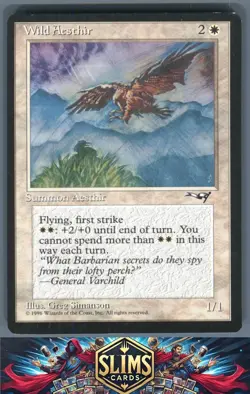 Magic the Gathering MTG Alliances Wild Aesthir (Blue Mountains) #155 Buy 2 Get 1 - Image 1
